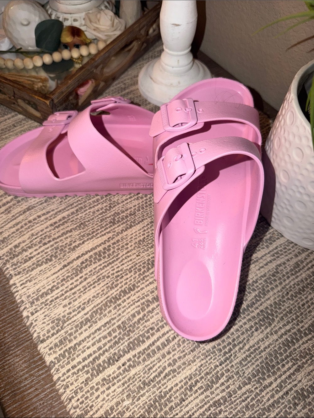 Birkenstock Arizona EVA Sandals - Light Pink